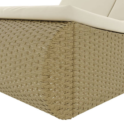 Solsäng konstrotting beige