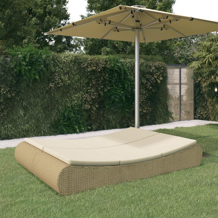 Solsäng konstrotting beige