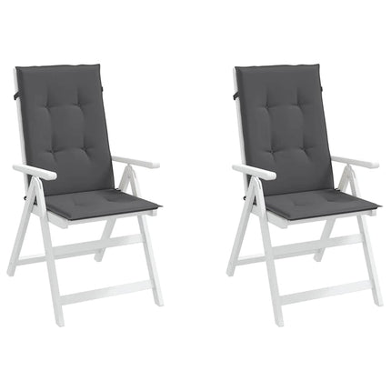 Stolsdynor 2 st antracit 120x50x2 cm tyg