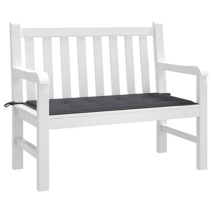 Bänkdyna för trädgården antracit 120x50x4 cm oxfordtyg
