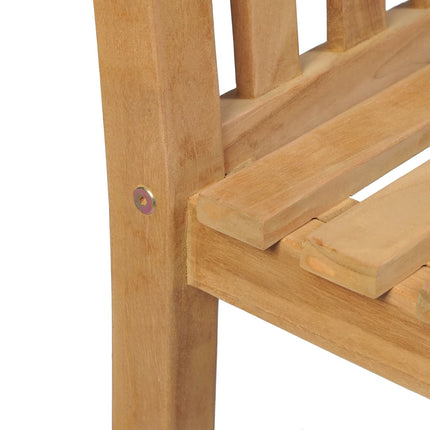 Trädgårdsstolar 2 st massiv teak