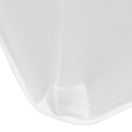 Bordsöverdrag stretch 2 st vit 120x60,5x74 cm