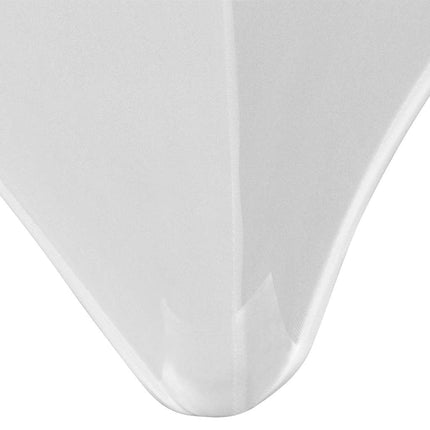 Bordsöverdrag stretch 2 st vit 243x76x74 cm