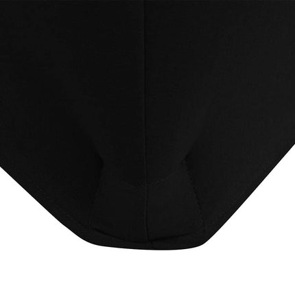 Bordsöverdrag stretch 2 st svart 120x60,5x74 cm