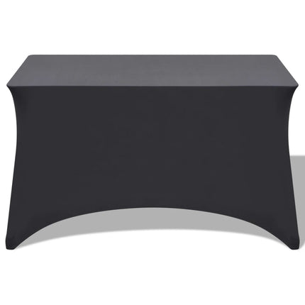 Bordsöverdrag stretch 2 st antracit 120x60,5x74 cm