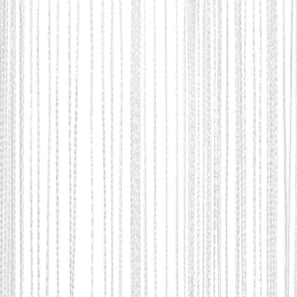Trådgardiner 2 st 100x250 cm vit