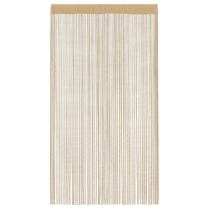Trådgardiner 2 st 100x250 cm beige