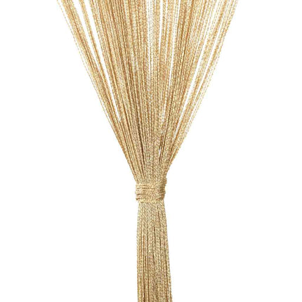 Trådgardiner 2 st 100x250 cm beige