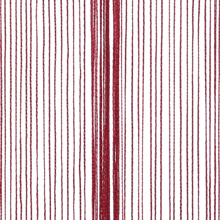 Trådgardiner 2 st 100x250 cm vinröd