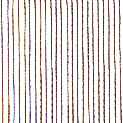 Trådgardiner 2 st 100x250 cm brun