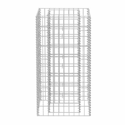 Planteringsgabion upphöjd stål 50x50x100 cm