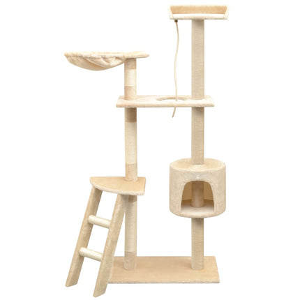 Klösträd med sisalpelare 150 cm beige