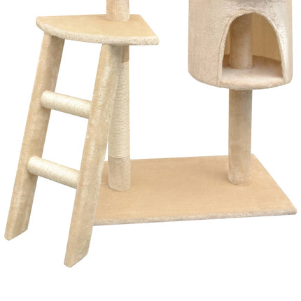 Klösträd med sisalpelare 150 cm beige