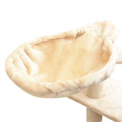 Klösträd med sisalpelare 150 cm beige