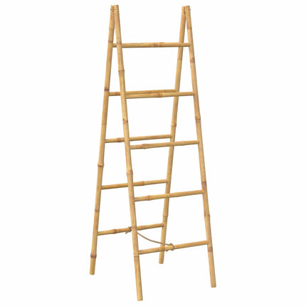 Dubbel handduksstege med 5 pinnar bambu 50x160 cm