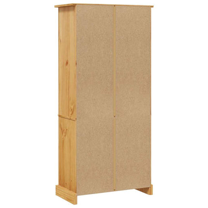 Bokhylla i mexikansk Coronastil med 5 hyllor furu 80x40x170 cm