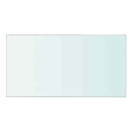 Hyllplan glas genomskinlig 30x15 cm