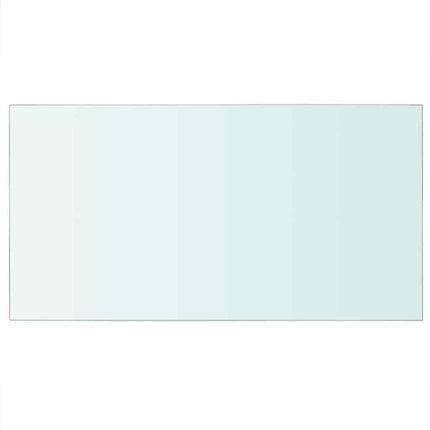 Hyllplan glas genomskinligt 40x25 cm