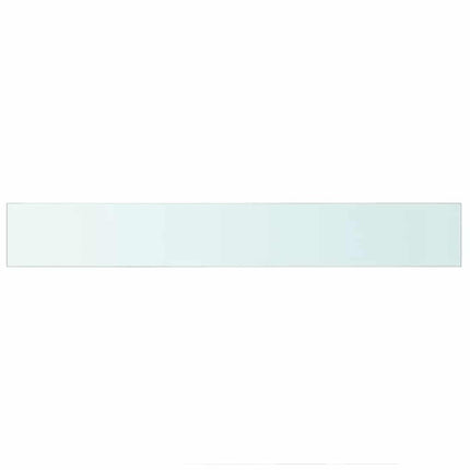 Hyllplan glas genomskinlig 90x12 cm