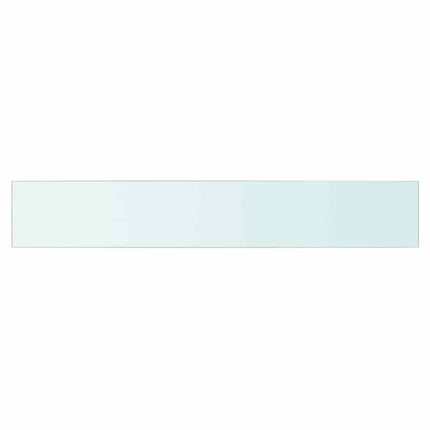 Hyllplan glas genomskinlig 90x15 cm