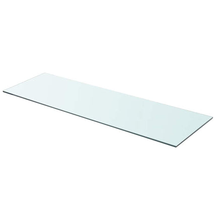 Hyllplan glas genomskinlig 90x30 cm