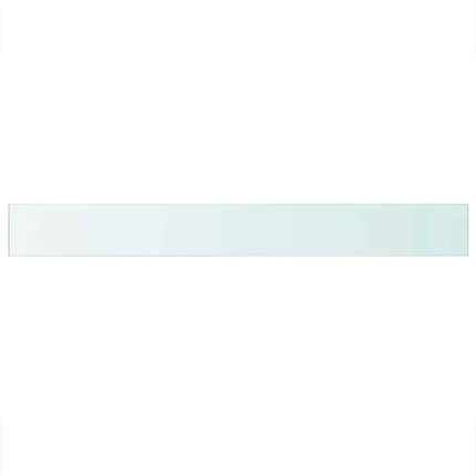 Hyllplan glas genomskinlig 110x12 cm