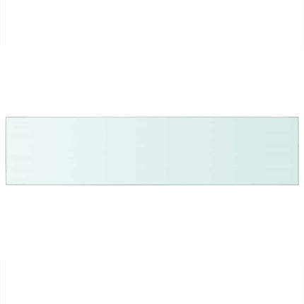 Hyllplan glas genomskinlig 110x25 cm
