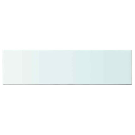 Hyllplan glas genomskinlig 110x30 cm