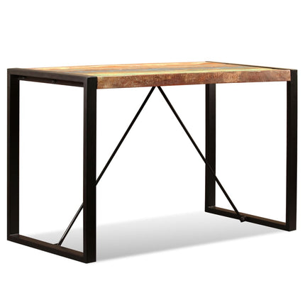 Matbord i massivt återvunnet trä 120 cm