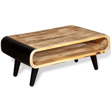 Soffbord grovt mangoträ 90x55x39 cm