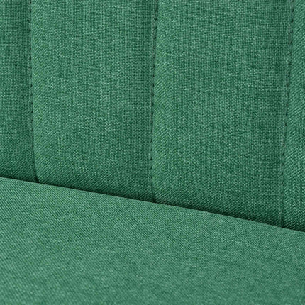 Soffa 117x55,5x77 cm tyg grön
