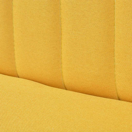 Soffa tyg 117x55,5x77 cm gul