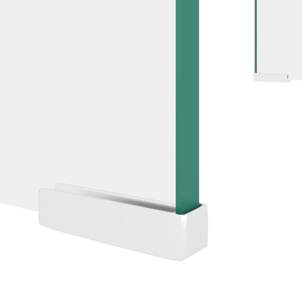 TV-bord klarglas 60x25x11 cm