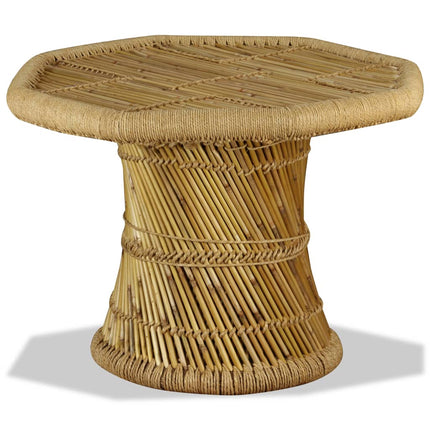 Soffbord bambu oktogon 60x60x45 cm