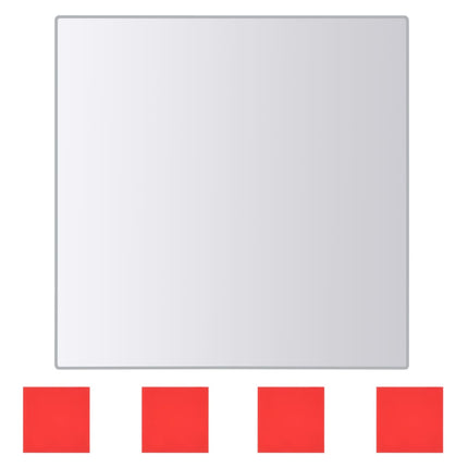 Spegelplattor 8 st multiform spegelglas