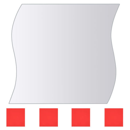 Spegelplattor 8 st multiform spegelglas