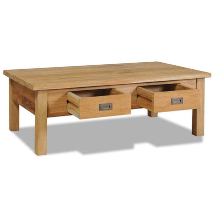 Soffbord i massiv teak 100x60x35 cm