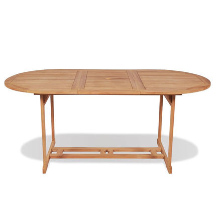 Trädgårdsbord 180x90x75 cm massiv teak
