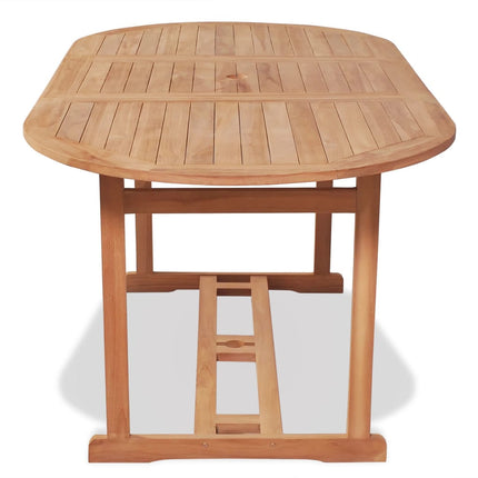 Trädgårdsbord 180x90x75 cm massiv teak