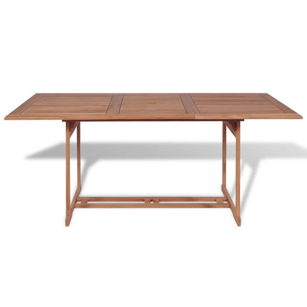 Trädgårdsbord 180x90x75 cm massiv teak