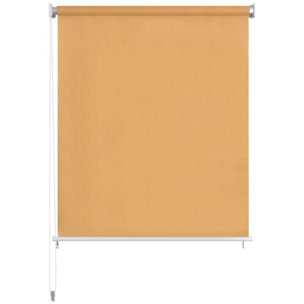 Rullgardin utomhus 125 (B) x 140 (H) cm beige