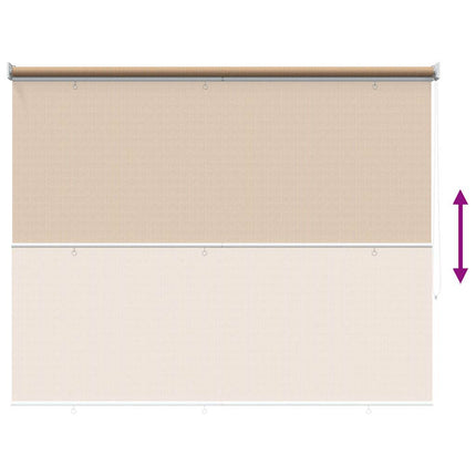 Rullgardin utomhus 145 (B) x 230 (H) cm beige
