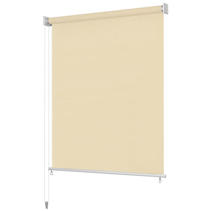 Rullgardin utomhus 145 (B) x 140 (H) cm gräddvit