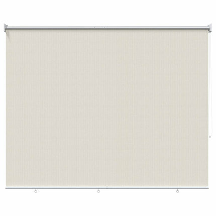 Rullgardin utomhus 185 (B) x 140 (H) cm gräddvit