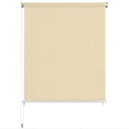 Rullgardin utomhus 185 (B) x 140 (H) cm gräddvit