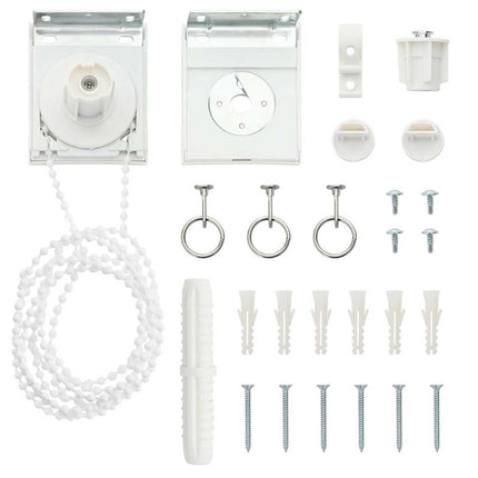Rullgardin utomhus 225 (B) x 140 (H) cm gräddvit