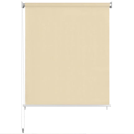 Rullgardin utomhus 145 (B) x 230 (H) cm gräddvit