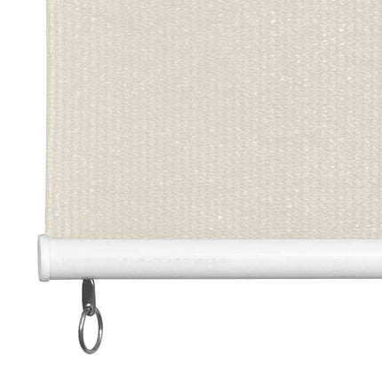 Rullgardin utomhus 225 (B) x 230 (H) cm gräddvit