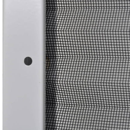 Plisserat insektsnät för fönster 80x100 cm aluminium