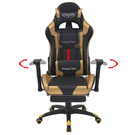 Gaming Stolen Guld 70 x 71 x 136 cm Konstläder